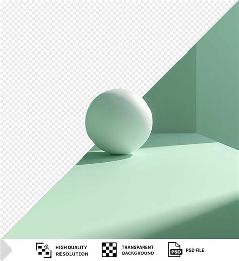 Awesome bleach green room with a transparent background and a large ...