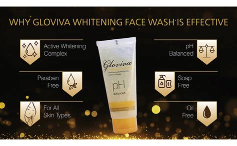 Gloviva Face wash 100 ml for Skin Whitening & Brightening | Enriched ...