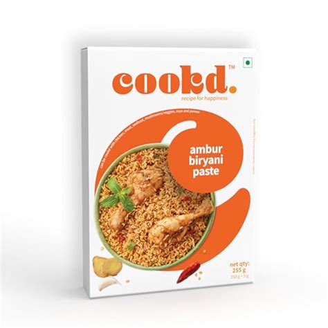 Cookd Ambur Biryani Paste 255g (Serves 3 People) | Ready to Cook ...
