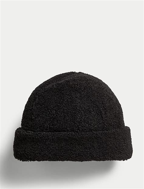 Buy Borg Beanie Hat at Marks & Spencer