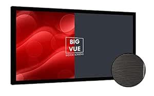 BIG VUE 100 Inch ALR UST Projector Screen 16:9 Ambient Light Rejecting ...