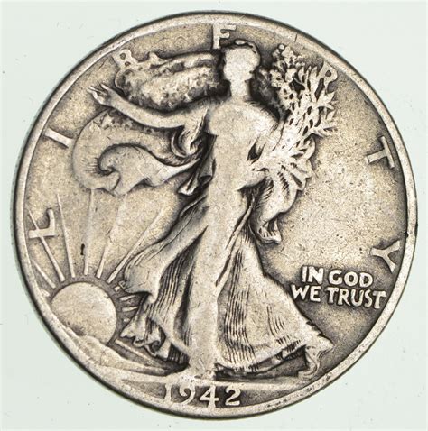 1942-D Walking Liberty 90% Silver US Half Dollar | Property Room