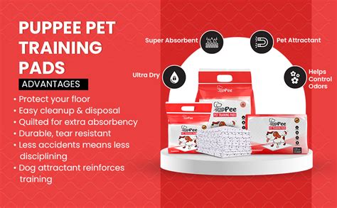 PUPPEE Pet Training Pads For Dogs, Cats, Puppies & Pets, Super ...