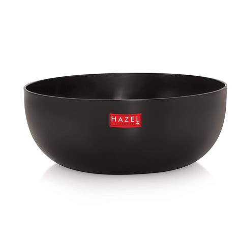 HAZEL Hard Anodized Kadhai Without Handle I Aluminium Cookware with 3 ...