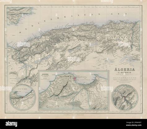 Algeria map before 1830