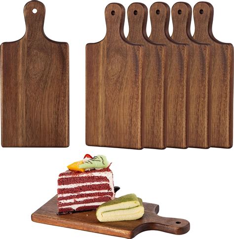 Amazon.com: FoldTier 12 Pcs Bulk Wooden Cutting Board Small Kitchen ...