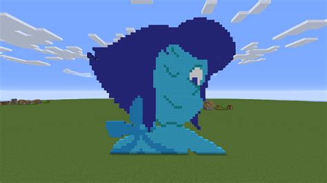 I made some pixel art of Lapis Lazuli from Steven Universe! : r/Minecraft