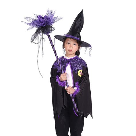 Purple Witch Broom Stick for Halloween Costume Party & Halloween Home ...