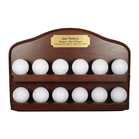 12 Golf Ball Display Rack with Free Engraved | Ubuy India