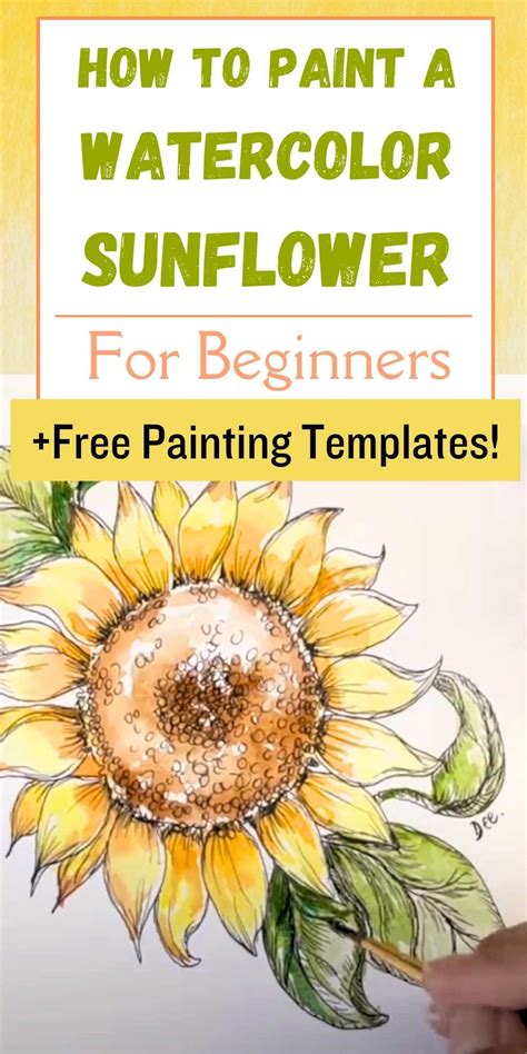 Image result for Watercolour Sunflower Tutorial