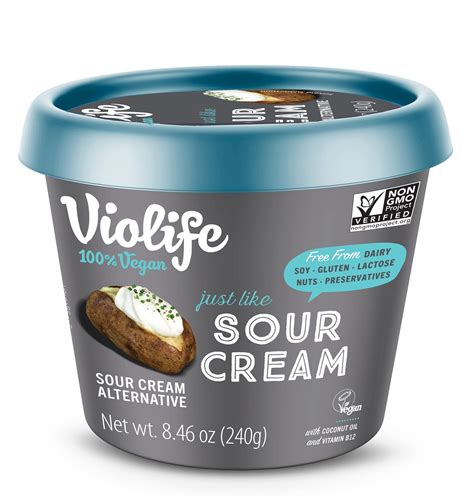 Amazon.com: Violife Just Like Sour Cream, 8.46oz : Grocery & Gourmet Food
