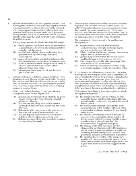 Image result for LSAT Practice Test PDF