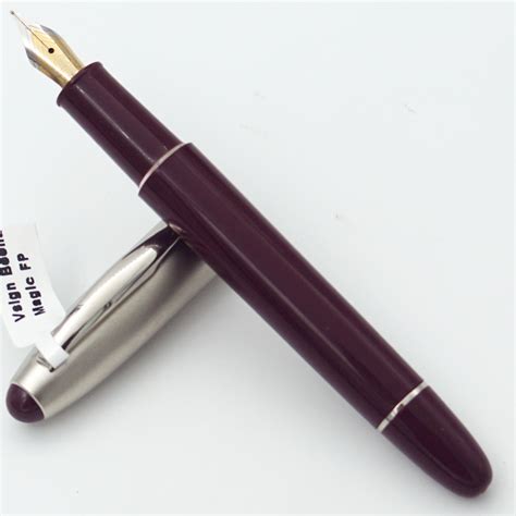 Vsign Beena Magic Maroon Color Body With Silver Clip Fine Nib Converter ...