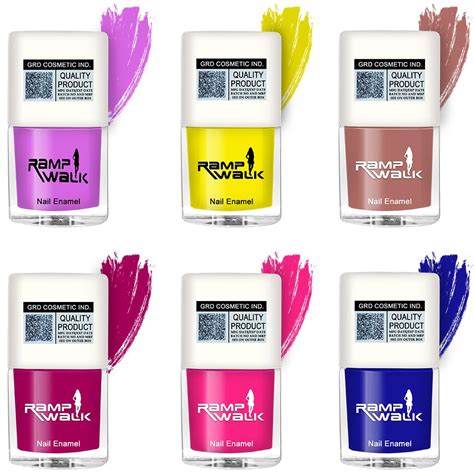 Buy Ramp Walk Color Glaze High shine nail Paint With the benefits of ...