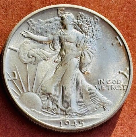 1945 Walking Liberty Uncirculated - For Sale, Buy Now Online - Item #871896