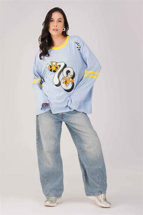 Buy Garfield 78th Athletics Dept. Oversized T-shirt Blue