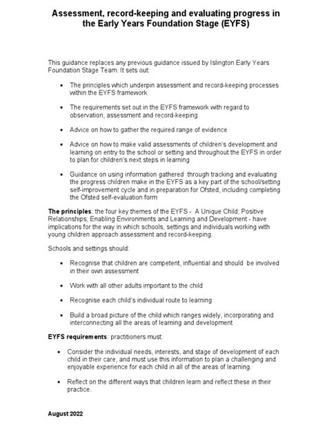 Image result for EYFS Assessment Examples