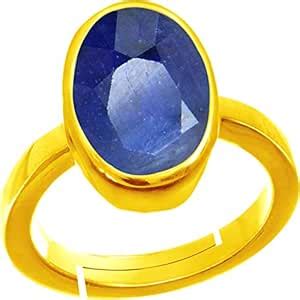 Rama & Mool Chand Trading 10 ratti Natural Blue Sapphire neelam ...