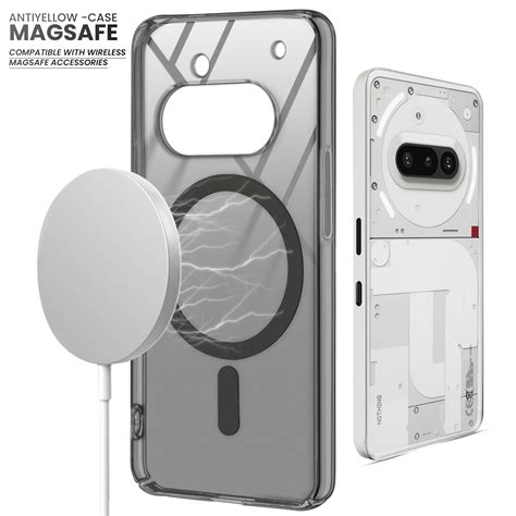 Colored Transparent Anti-Yellowing Magnetic Accessory Support Case For