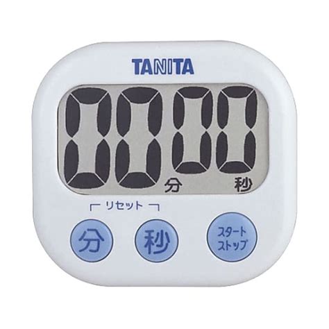 White TD-384-WH is seen either in the TANITA digital timer (japan ...