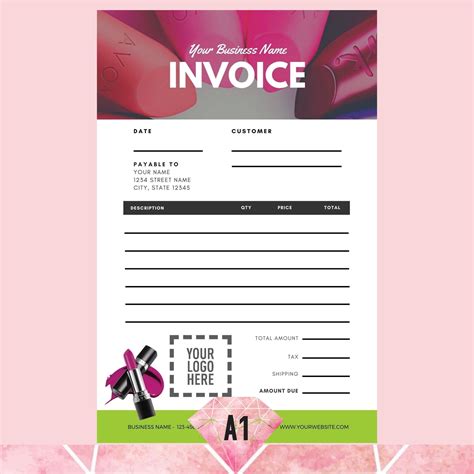 Avon Receipt Template