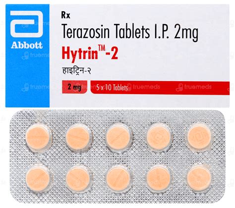 Hytrin 2 MG | Order Hytrin 2 MG Tablet Online at Truemeds