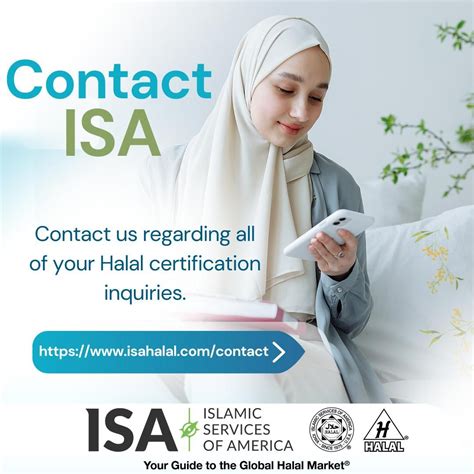 Contact ISA today to begin your Halal certification journey!… | Islamic ...