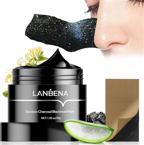 Amazon.com: LANBENA Upgraded 2.0 Bamboo Charcoal Blackhead Remover Mask ...