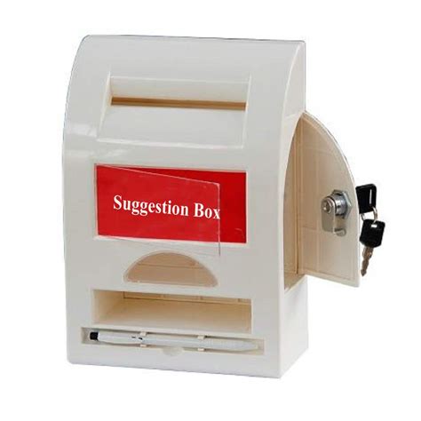 RONTENO Plastic Suggestion Box Complaint Box Letter Box Wall mounting ...