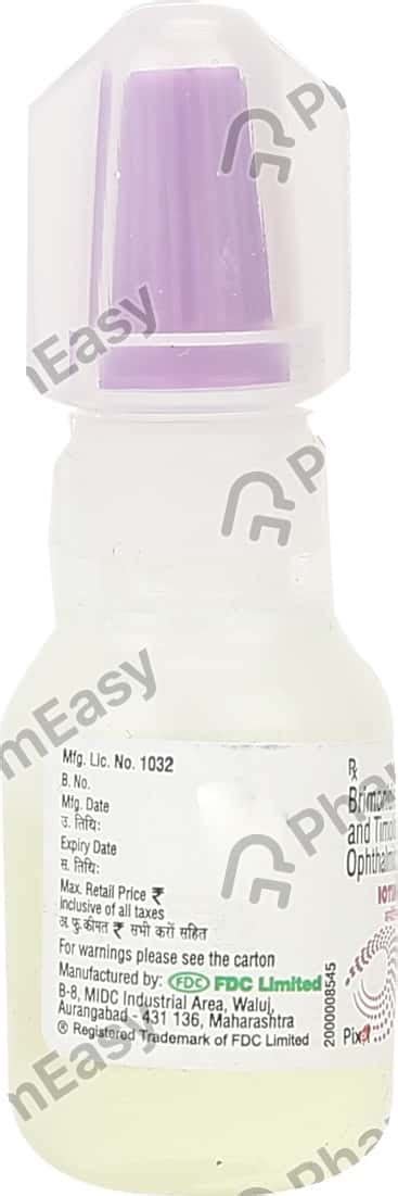 Iotim B Eye Drop: Uses, Side Effects, Price & Dosage | PharmEasy