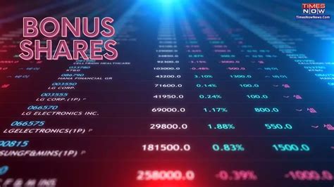 Bonus Shares 2023: Multibagger Stocks Set To Turn Ex-date This Week ...