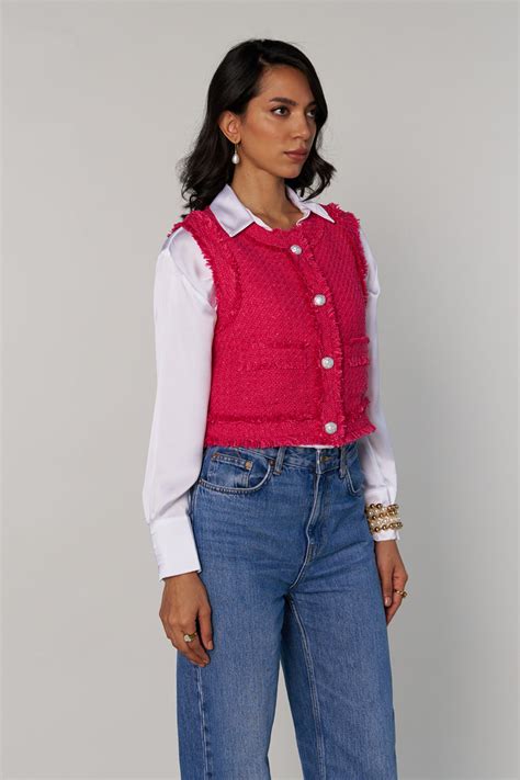 Kate Textured Vest – Style Island
