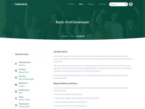 Jobstack - PHP Job Portal & Job Board Template