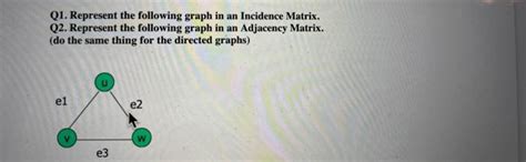 Image result for Incidence Matrix Directed Graph