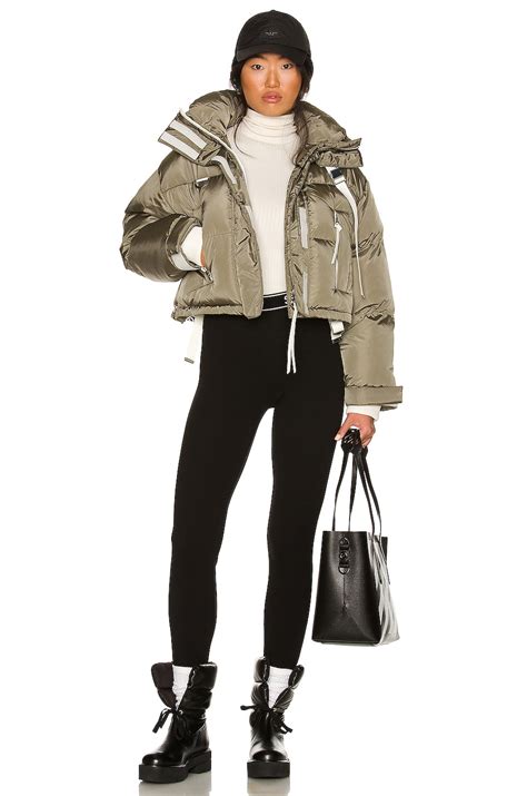Shoreditch Ski Club Willow Short Puffer in Khaki | REVOLVE