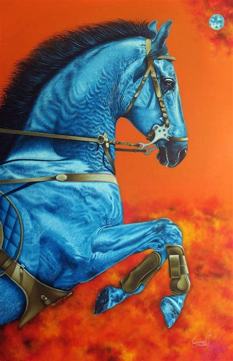 "Unstoppable 5": Orange Acrylic Painting by Sanket Sawant | ArtZolo.com