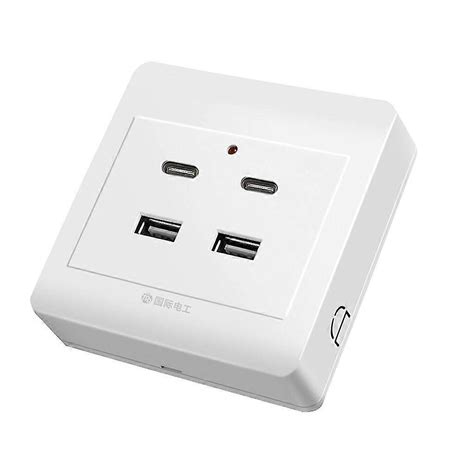 Usb Outlet Typec Usb Wall Charger Outlet Charging Power Outlet With Usb ...