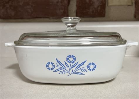 Vintage Discontinued Collectible Corning Ware Blue Cornflower P-1-B ...
