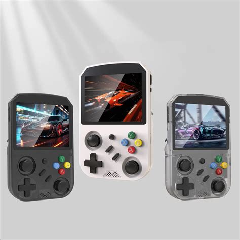 YLW ANS01A Handheld Game Console, 3.5 Inch IPS HD Screen Retro Game ...