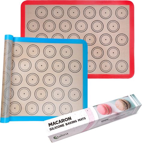 Amazon.com: HANTAJANSS Silicone Baking Mat Set, Reusable Nonstick ...