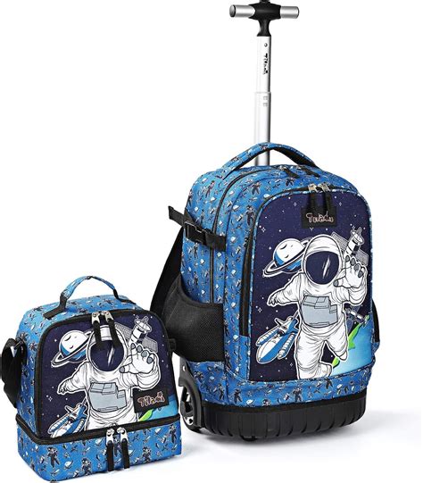 Tilami Rolling Backpack 19 inch with Lunch Bag India | Ubuy