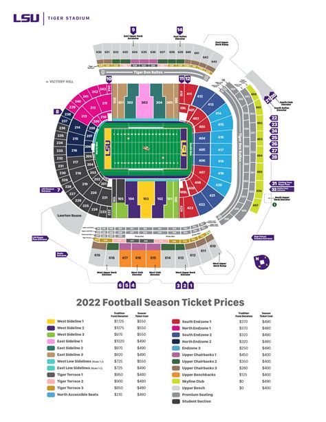 Image result for LSU Football Seating Chart