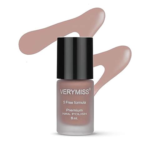 Buy VERYMISS Premium Matte Finish Nail Polish - 258 Light Nude,6 ...