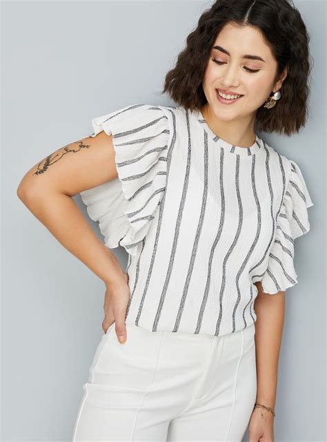 Buy Women Striped Top Online at just Rs. 899.0 - 1000015198040 | Max ...