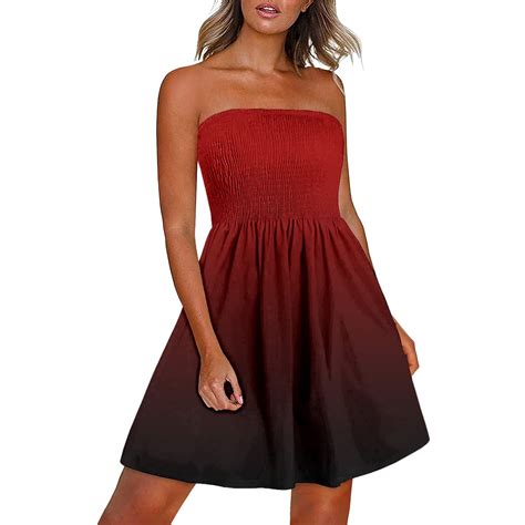 Baqcunre Women'S Casual Dresses Casual Summer Dress For Women Beach ...