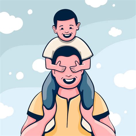 Father and son cartoon Images - Free Download on Freepik