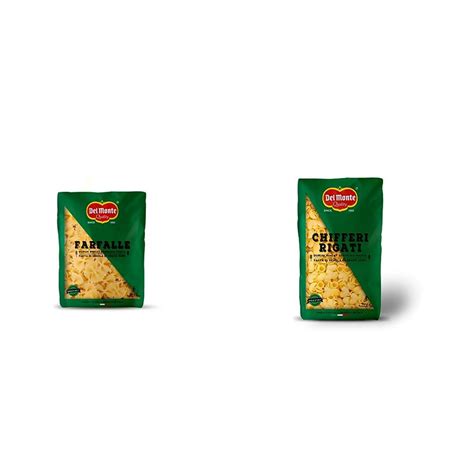 Del Monte Farfalle Pasta (Imported), 500g & Del Monte Chifferi Pasta ...