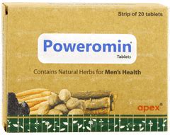 Poweromin Tablet 20 - Uses, Side Effects, Dosage, Price | Truemeds