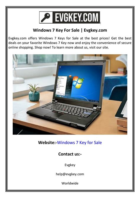 PPT - Windows 7 Key For Sale Evgkey.com PowerPoint Presentation, free ...