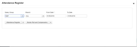 Attendance register in Payroll Software | User Manual